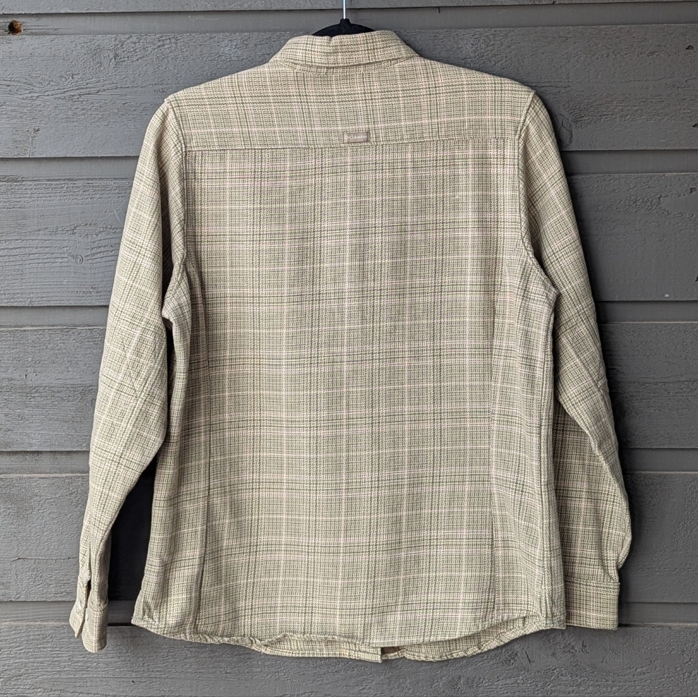 Columbia River Resort Foxy Grove Long Sleeve Shirt Sand Sable Size Small - Picture 4 of 9